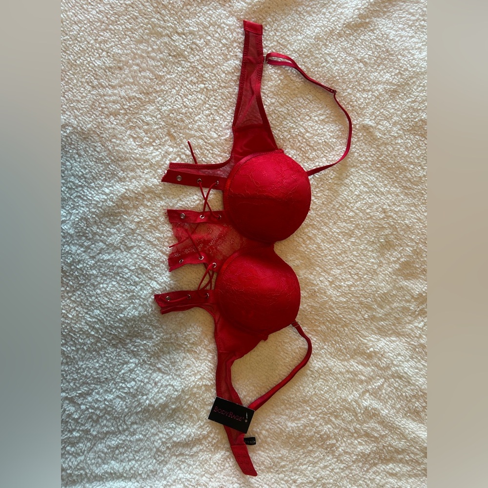 Red Lace Bra by Body Rage